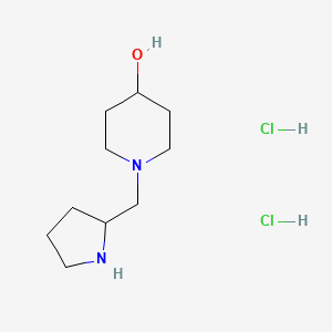 1-(2-Pyrrolidinylmethyl)-4-piperidinol dihydrochloride - 1219964-11-0