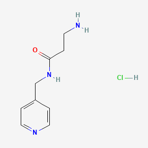 3-Amino-N-(4-pyridinylmethyl)propanamide hydrochloride - 1219957-84-2