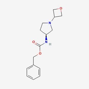 (S)-Benzyl 1-(oxetan-3-yl)pyrrolidin-3-ylcarbamate - 1349807-52-8