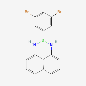 2-(3,5-Dibromophenyl)-2,3-dihydro-1H-naphtho[1,8-de][1,3,2]diazaborinine - 1098071-09-0