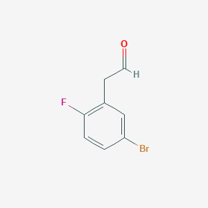 2-(5-Bromo-2-fluorophenyl)acetaldehyde - 844904-33-2