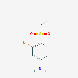 3-Bromo-4-(propane-1-sulfonyl)aniline - 1249101-27-6