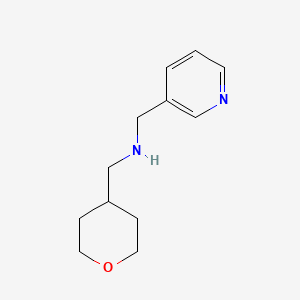 [(Oxan-4-yl)methyl][(pyridin-3-yl)methyl]amine - 1340041-20-4