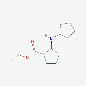 Ethyl 2-(Cyclopentylamino)cyclopentanecarboxylate - 1033756-00-1