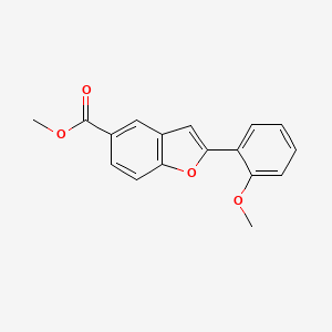 Methyl 2-(2-methoxyphenyl)benzofuran-5-carboxylate - 1154060-87-3