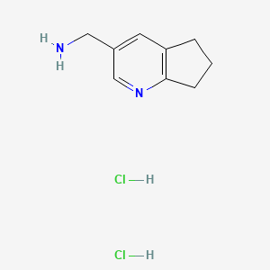 (6,7-Dihydro-5H-cyclopenta[b]pyridin-3-yl)methanamine dihydrochloride - 115019-53-9