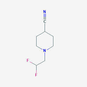 1-(2,2-Difluoroethyl)piperidine-4-carbonitrile - 1343312-26-4