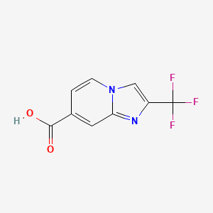 2-(Trifluoromethyl)imidazo[1,2-a]pyridine-7-carboxylic acid - 1260777-52-3