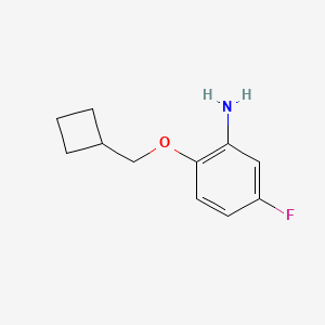 2-(cyclobutylmethoxy)-5-fluoroaniline - 1092496-48-4