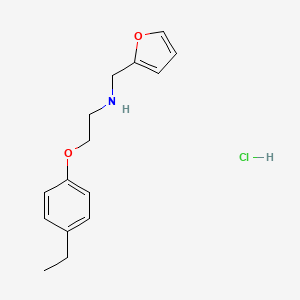 2-(4-Ethylphenoxy)-N-(furan-2-ylmethyl)ethanaminehydrochloride - 1357252-37-9
