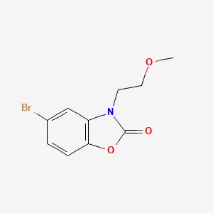 5-Bromo-3-(2-methoxyethyl)benzo[d]oxazol-2(3H)-one - 1161500-21-5