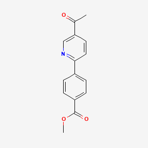 4-(5-Acetyl-pyridin-2-yl)-benzoic acid methyl ester - 867256-56-2