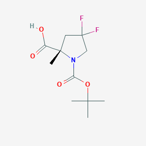 (2S)-1-Boc-4,4-difluoro-2-methylpyrrolidine-2-carboxylic acid - 1194032-23-9