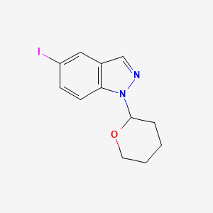 5-Iodo-1-(tetrahydro-2H-pyran-2-yl)-1H-indazole - 1337882-14-0