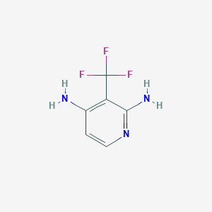 3-(Trifluoromethyl)pyridine-2,4-diamine - 1227563-89-4