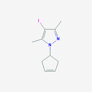 1-(Cyclopent-3-en-1-yl)-4-iodo-3,5-dimethyl-1H-pyrazole - 1350323-36-2