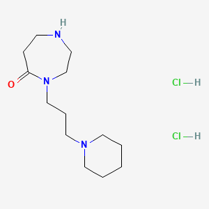 4-(3-Piperidin-1-yl-propyl)-[1,4]diazepan-5-one dihydrochloride - 955027-66-4