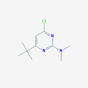 4-(tert-butyl)-6-chloro-N,N-dimethylpyrimidin-2-amine - 1250915-69-5