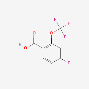4-Fluoro-2-(trifluoromethoxy)benzoic acid - 1242250-37-8