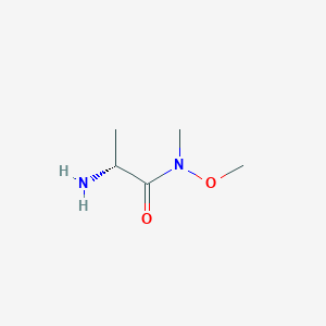 (2R)-2-amino-N-methoxy-N-methylpropanamide - 114684-51-4