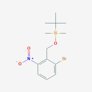 ((2-Bromo-6-nitrobenzyl)oxy)(tert-butyl)dimethylsilane - 1147531-02-9