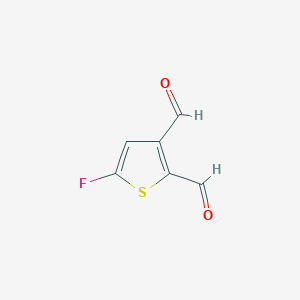 5-Fluoro-2,3-thiophenedicarboxaldehyde - 1015071-22-3