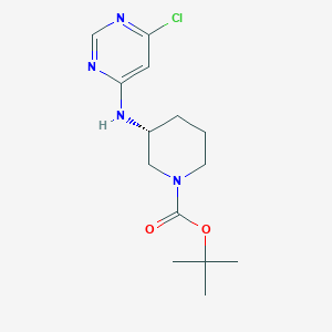(R)-tert-butyl 3-((6-chloropyrimidin-4-yl)amino)piperidine-1-carboxylate - 1421042-68-3