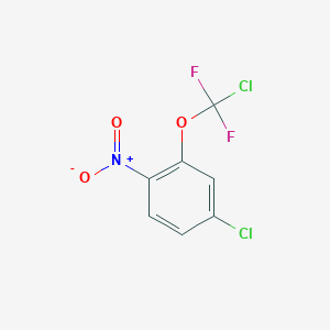 4-Chloro-2-[chloro(difluoro)-methoxy]-1-nitro-benzene - 1417566-69-8