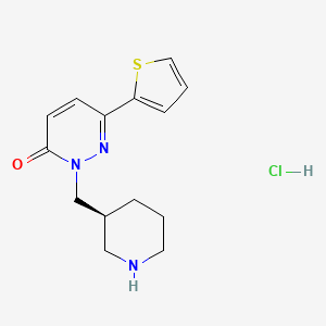 2-(S)-1-Piperidin-3-ylmethyl-6-thiophen-2-yl-2H-pyridazin-3-one hydrochloride - 1229622-69-8