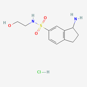 3-Amino-indan-5-sulfonic acid (2-hydroxy-ethyl)-amidehydrochloride - 1361112-35-7