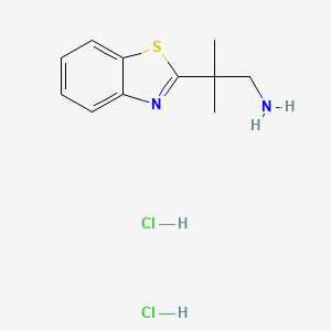 [2-(1,3-Benzothiazol-2-yl)-2-methylpropyl]-amine dihydrochloride - 1401425-41-9