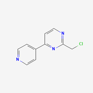 2-(Chloromethyl)-4-(pyridin-4-yl)pyrimidine - 944906-18-7