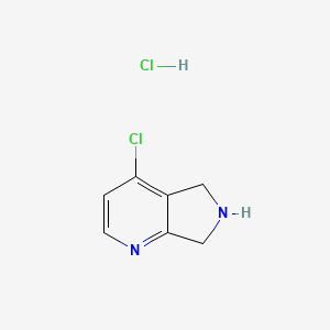 4-chloro-6,7-dihydro-5H-pyrrolo[3,4-b]pyridine hydrochloride - 1211591-40-0