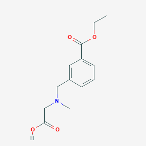 [[3-(Ethoxycarbonyl)benzyl]-(methyl)amino]acetic acid - 1417567-71-5