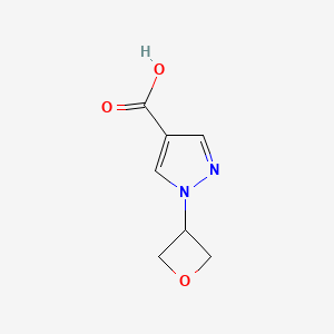 1-(Oxetan-3-YL)-1H-pyrazole-4-carboxylic acid - 1389323-51-6