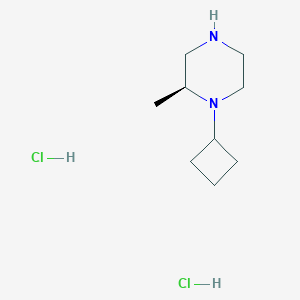 (2S)-1-cyclobutyl-2-methylpiperazine dihydrochloride - 1227610-42-5