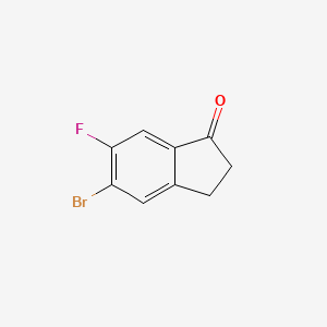 5-bromo-6-fluoro-2,3-dihydro-1H-inden-1-one - 866862-25-1