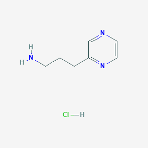 3-(Pyrazin-2-yl)propan-1-amine hydrochloride - 1423031-81-5