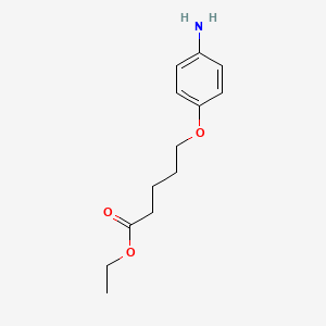 5-(4-Amino-phenoxy)-pentanoic acid ethyl ester - 163259-94-7