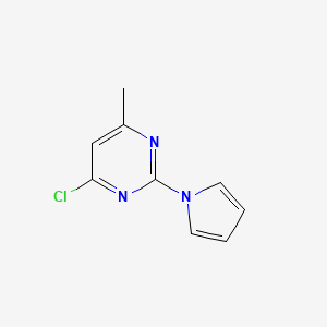 4-Chloro-6-methyl-2-(1H-pyrrol-1-yl)pyrimidine - 1355334-50-7