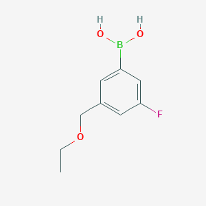 (3-(Ethoxymethyl)-5-fluorophenyl)boronic acid - 1704063-74-0
