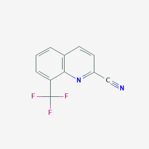 8-(Trifluoromethyl)quinoline-2-carbonitrile - 1267082-24-5