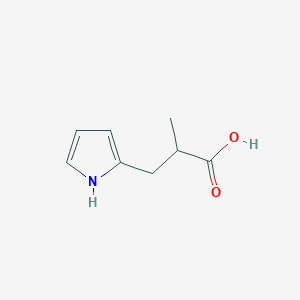2-Methyl-3-(1H-pyrrol-2-yl)-propionic acid - 1520882-76-1