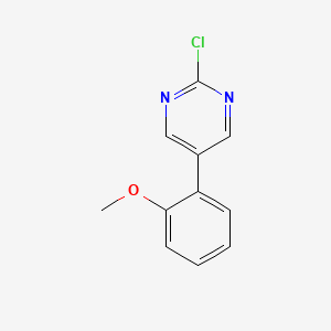 2-Chloro-5-(2-methoxyphenyl)pyrimidine - 1267009-84-6