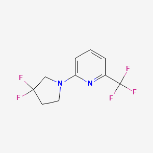 2-(3,3-Difluoropyrrolidin-1-yl)-6-(trifluoromethyl)pyridine - 1713162-82-3