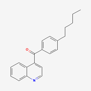 (4-Pentylphenyl)(quinolin-4-yl)methanone - 1706429-85-7