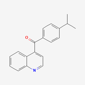 4-(4-Isopropylbenzoyl)quinoline - 1706462-32-9