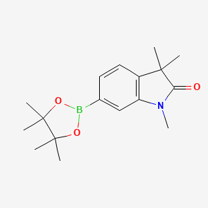 1,3,3-Trimethyl-6-(4,4,5,5-tetramethyl-1,3,2-dioxaborolan-2-yl)indolin-2-one - 1491167-08-8