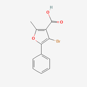 4-Bromo-2-methyl-5-phenyl-3-furoic acid - 2090877-55-5