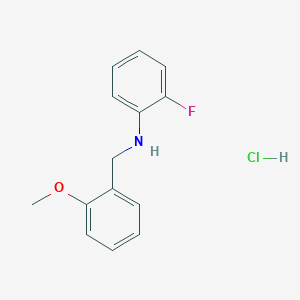 (2-Fluorophenyl)(2-methoxybenzyl)amine hydrochloride - 1984136-81-3